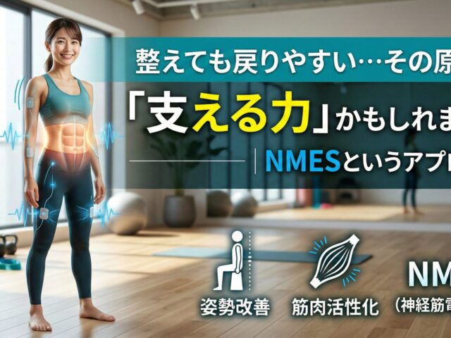整えても戻りやすい…その原因は「支える力」かもしれません｜NMESというアプローチ