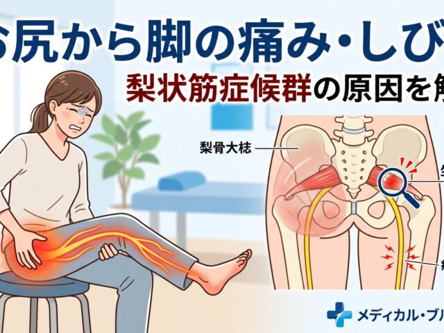 梨状筋症候群の原因とは？お尻から脚に痛み・しびれがでる理由を解説|メディカル・ブルー整骨院