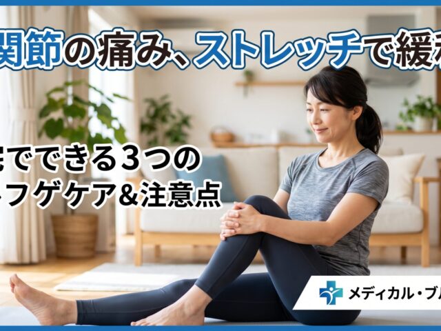 股関節の痛みにストレッチは効果的？自宅でできる3つのセルフケアと注意点｜メディカル・ブルー整骨院